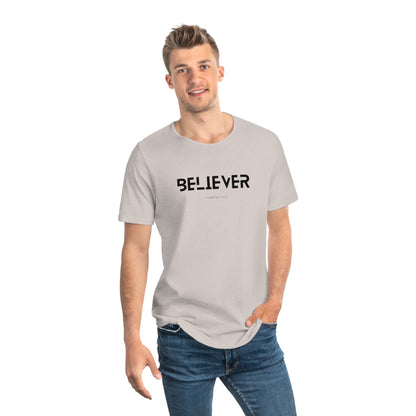 Believer Curved Hem Tee