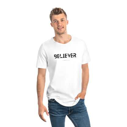 Believer Curved Hem Tee