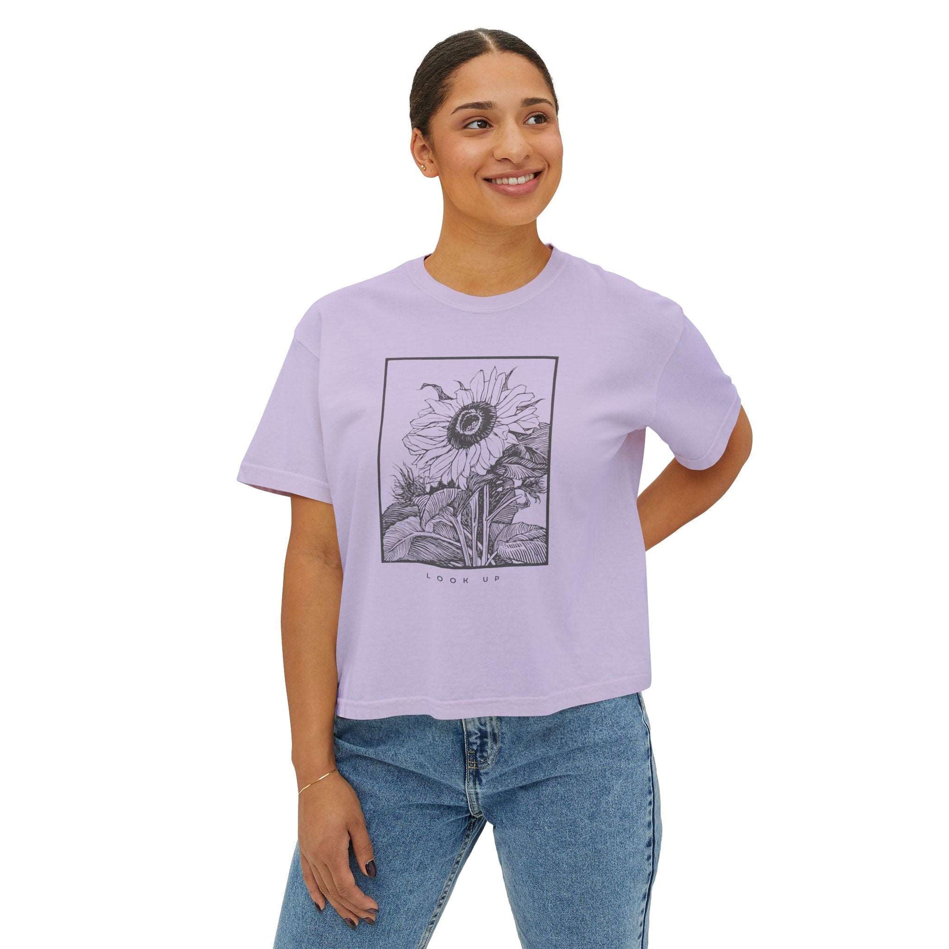 Look Up Women's Boxy Tee