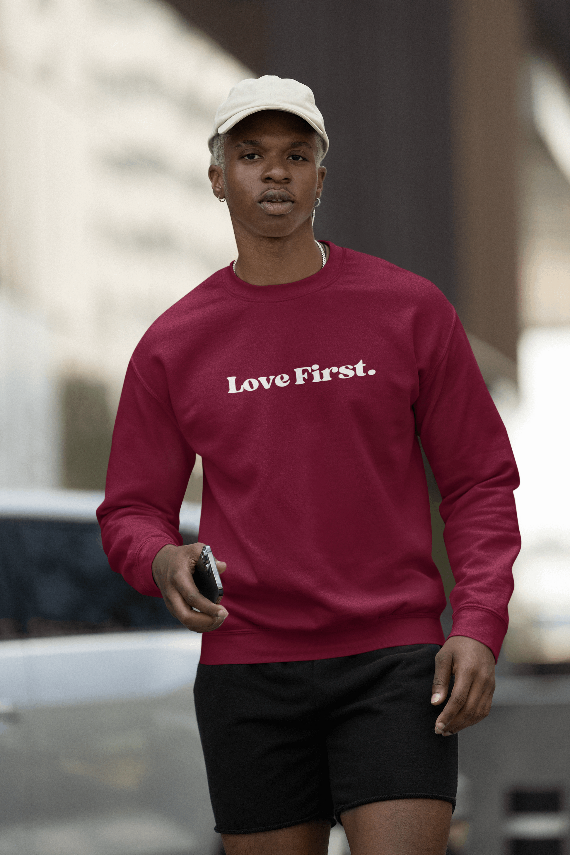 Love First Crewneck Sweatshirt