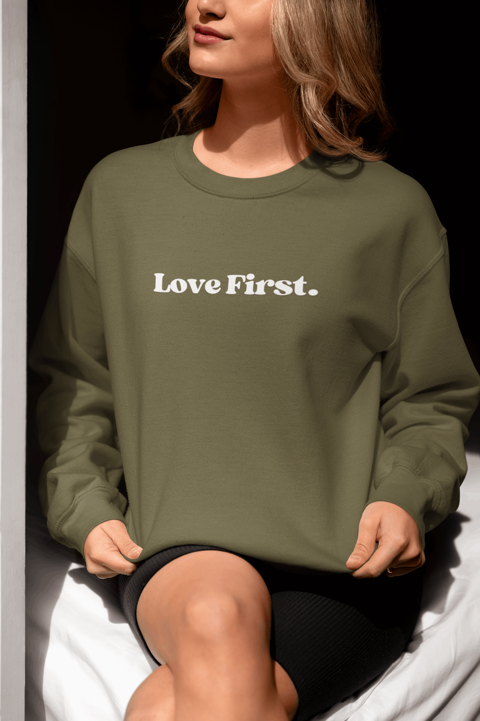 Love First Crewneck Sweatshirt