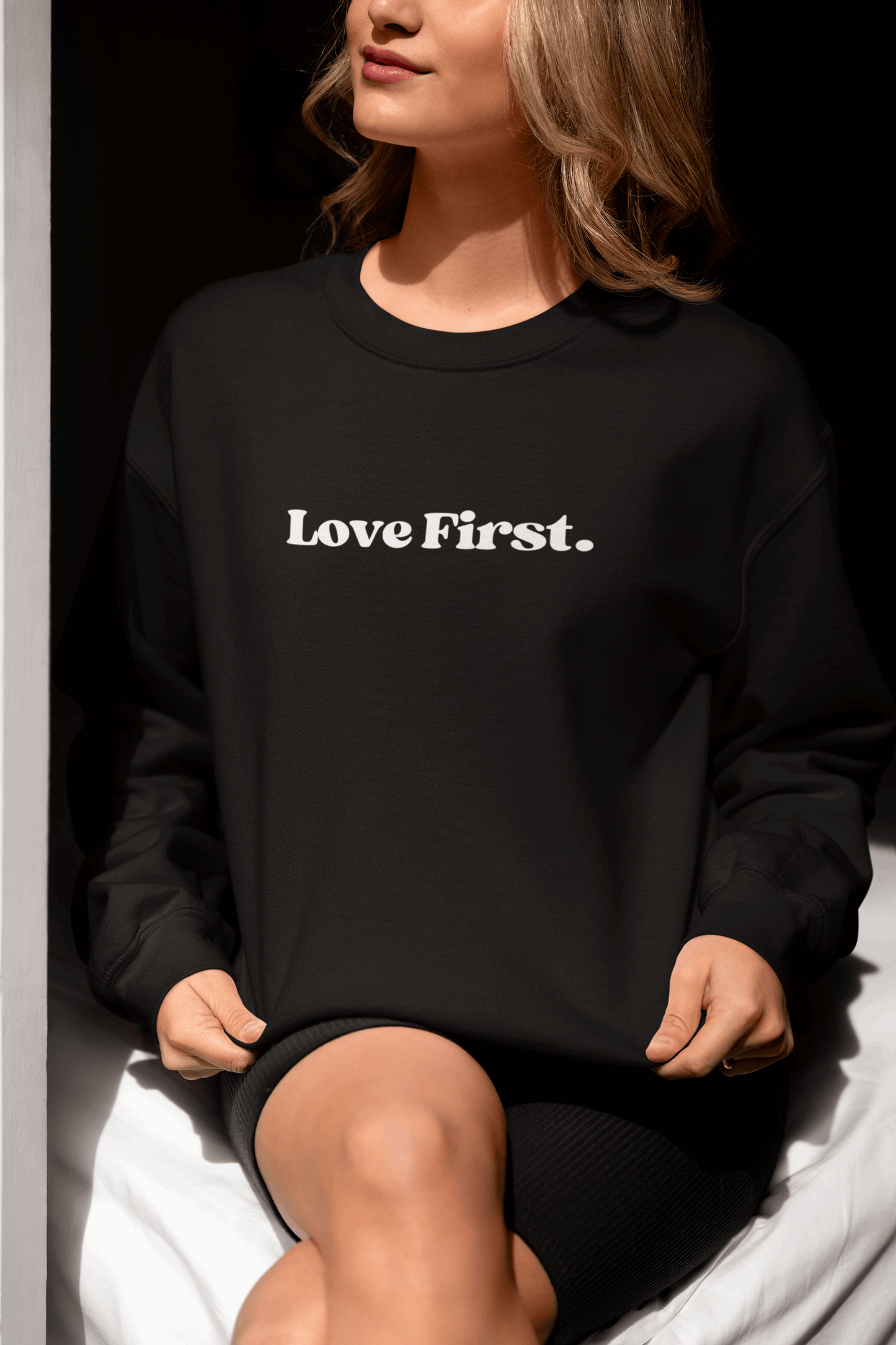 Love First Crewneck Sweatshirt