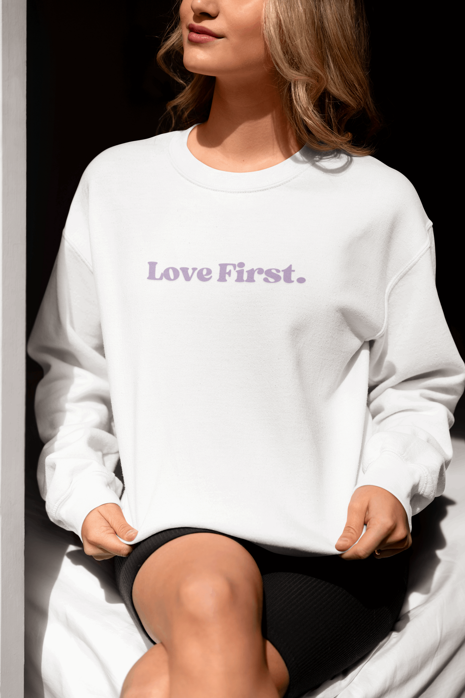 Love First Crewneck Sweatshirt